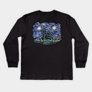 Starry Odyssey Kids Long Sleeve T-Shirt